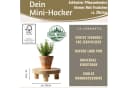 LS-LebenStil Blumenständer Teak Rund 20x7cm Bild 1
