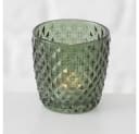 LS-LebenStil Teelichthalter 4´er Set Retro Grün Glas Bild 5