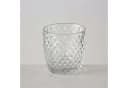LS-LebenStil Teelichthalter 4er Set Retro Weiß Klar Glas Bild 5