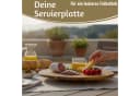 LS-LebenStil Servierplatte Holz Drehbar 40cm Akazie Braun Bild 5