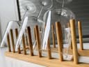 LS-LebenStil Bambus Abtropfständer Geschirrhalter Braun Bild 3