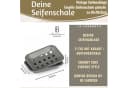 LS-LebenStil Seifenschale Emaille Grau 2-tlg. mit Ablauf Bild 1