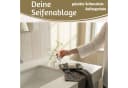 LS-LebenStil Seifenschale Emaille Grau 2-tlg. mit Ablauf Bild 5