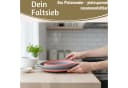 LS-LebenStil Faltbares Küchensieb Grau/Grün TPR Kunststoff Bild 5