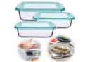 LS-LebenStil Frischhaltedosen Set Glas 3-tlg. Borosilikat Bild 2