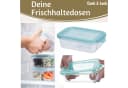 LS-LebenStil Frischhaltedosen Set Glas 3-tlg. Borosilikat Bild 4