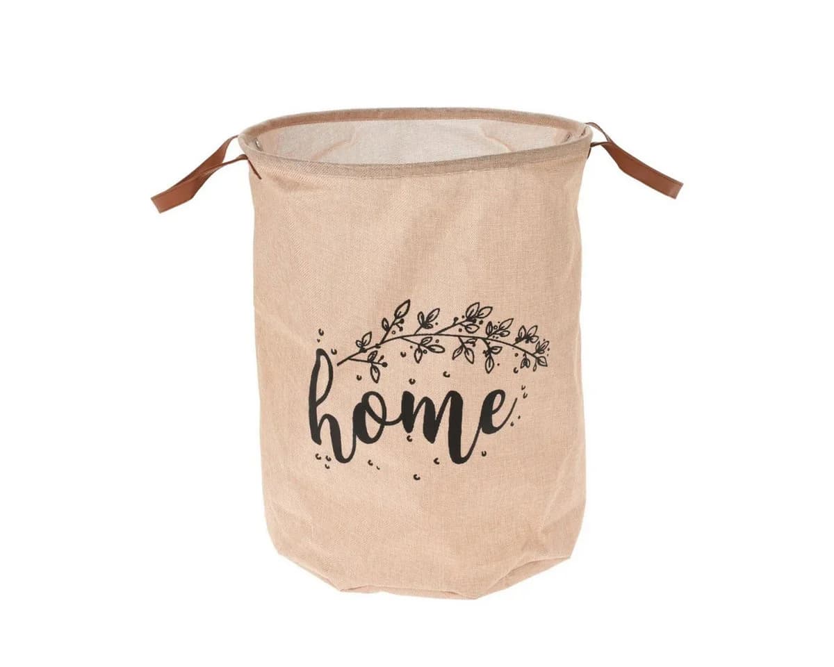 LS-LebenStil Wäschekorb Vintage Wäschesack Home 62L Faltbar