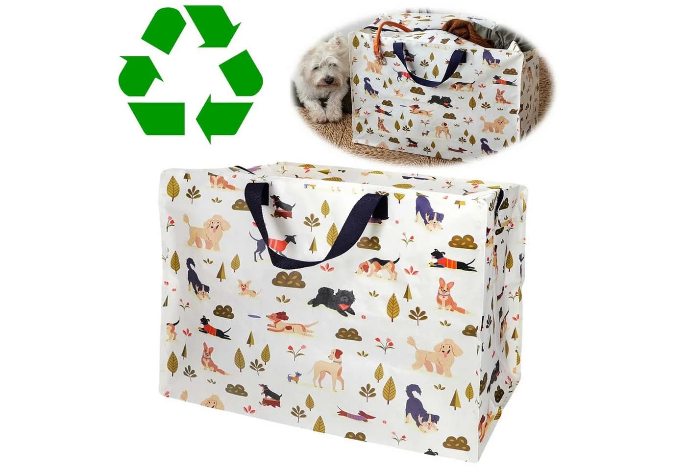 LS-LebenStil Aufbewahrungstasche XXL Jumbo Bag Dog Park Hunde - Bild 2