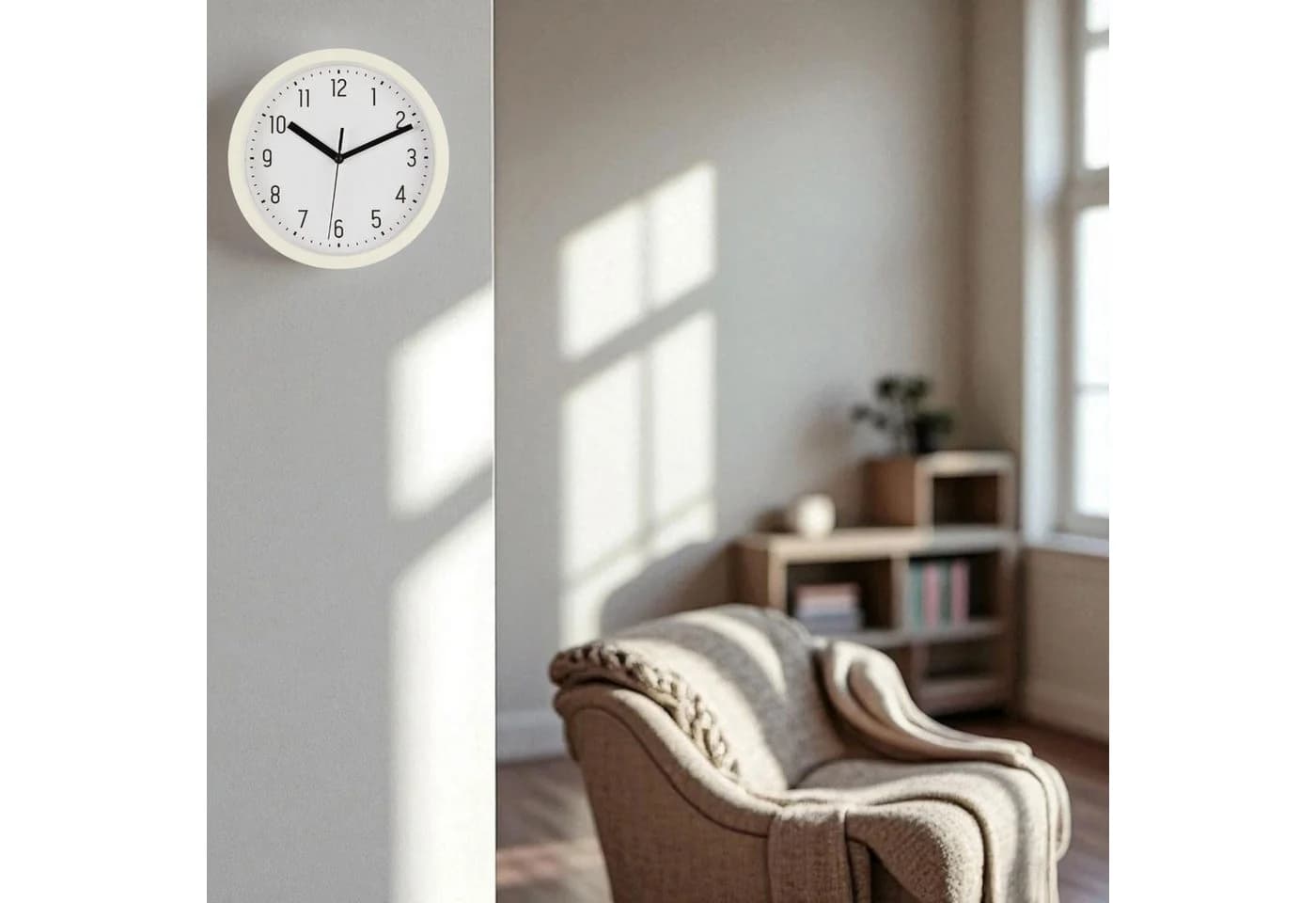LS-LebenStil Wanduhr IB Laursen Retro Weiß 20cm