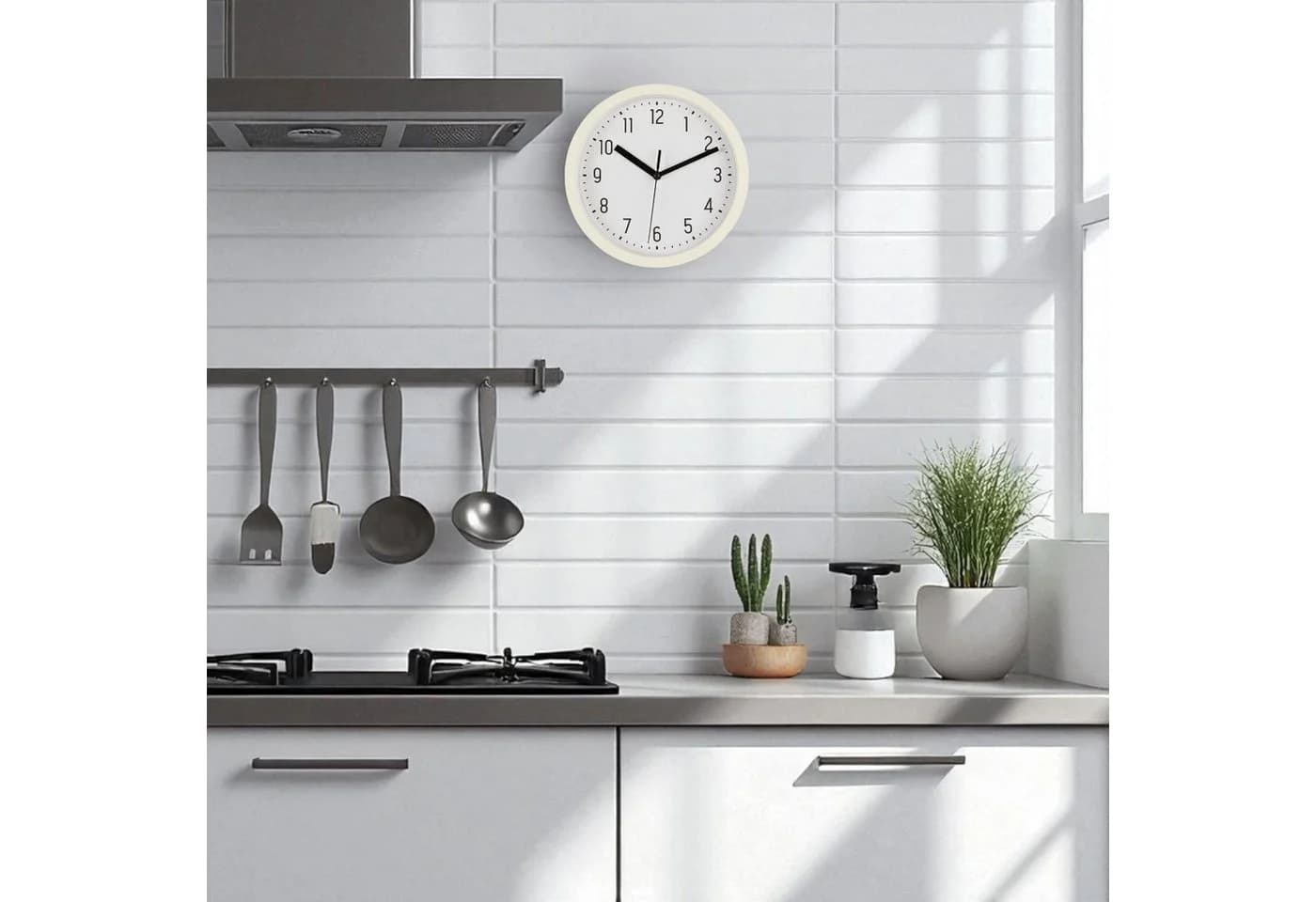 LS-LebenStil Wanduhr IB Laursen Retro Weiß 20cm - Bild 3