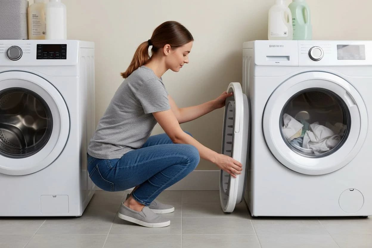 LS-LebenStil Wäschekorb XL Faltbar 25L Weiß/Grau - Bild 4