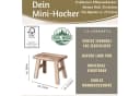 LS-LebenStil Blumenständer Pflanzenhocker Teakholz Braun Bild 1
