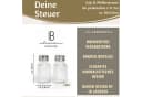 LS-LebenStil Salz- / Pfefferstreuer Set Glas Edelstahl Silber Transparent Bild 1