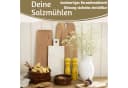 LS-LebenStil Salz- & Pfeffermühle Set Gelb Rubberwood Keramikmahlwerk Bild 5