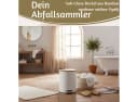 LS-LebenStil Tretmülleimer 3L Soft Close Weiß Matt Rund Bild 3