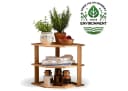 LS-LebenStil Eckregal Braun Holz Modern 3 Ablagen Bild 2