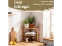 LS-LebenStil Eckregal Braun Holz Modern 3 Ablagen Bild 3