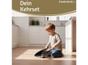 LS-LebenStil Kehrgarnitur Schwarz mit Click-System und Bambus-Griff Bild 5