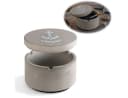 LS-LebenStil Windaschenbecher Grau mit Deckel Anker-Motiv Keramik Bild 2