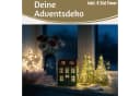 LS-LebenStil 3er Set LED Weihnachtsbäume Glas Grün mit Timer Bild 5