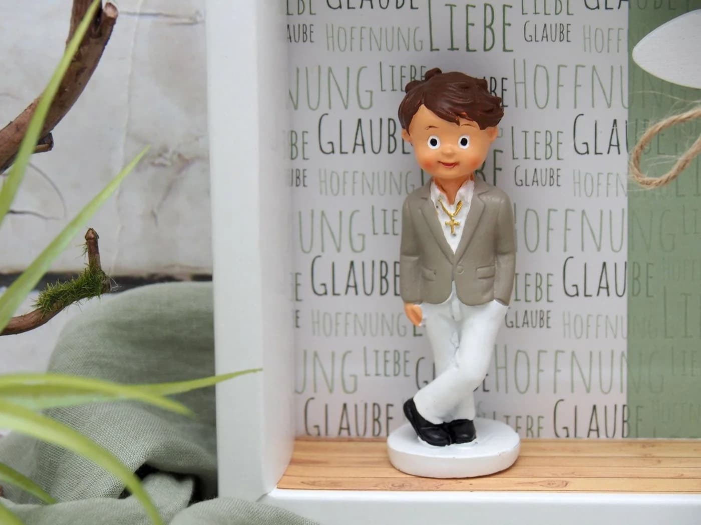ZauberDeko Geldgeschenkbox Weiß Transparent Kommunion Junge - Bild 5