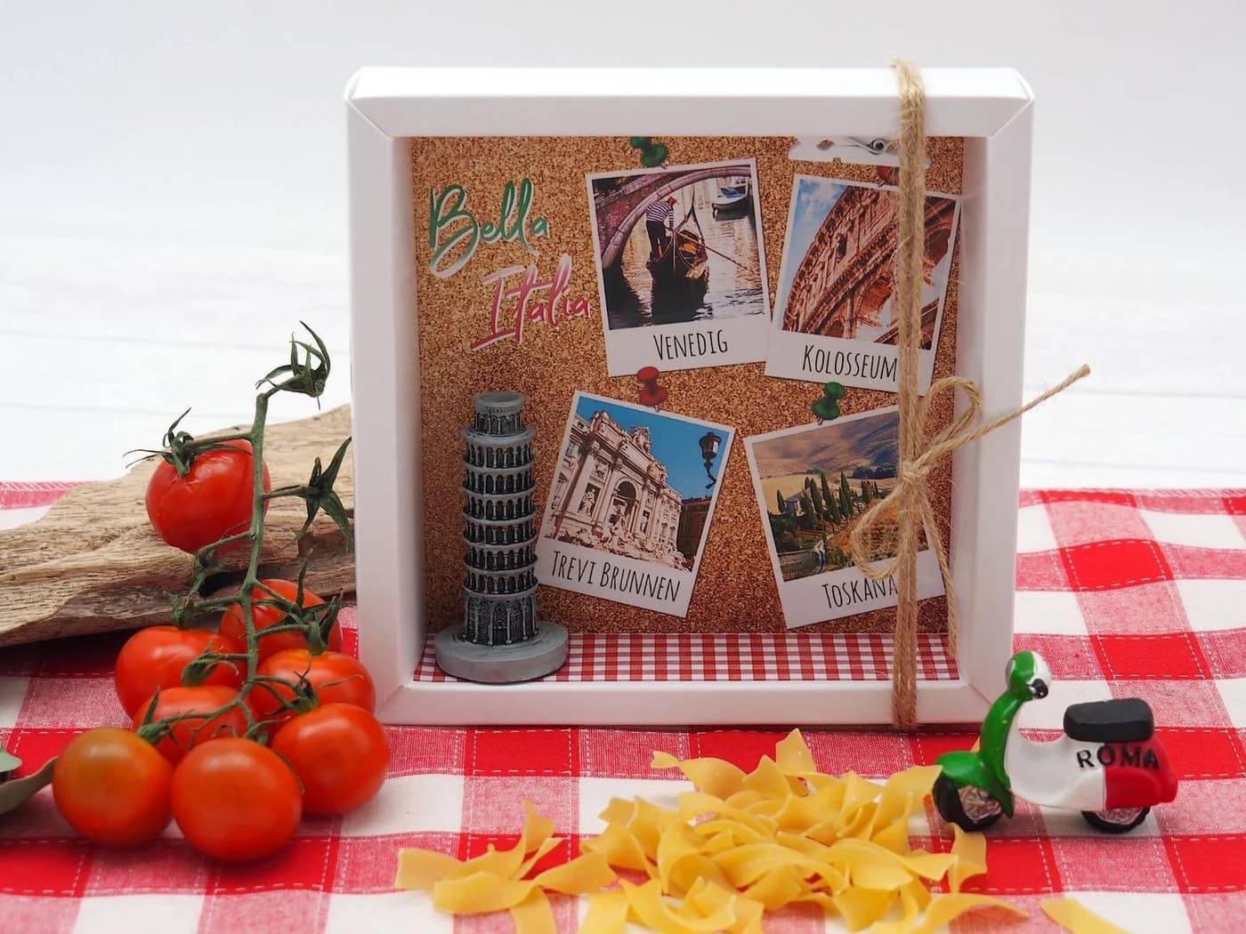 ZauberDeko Geschenkbox Geldgeschenk Italien Weiß