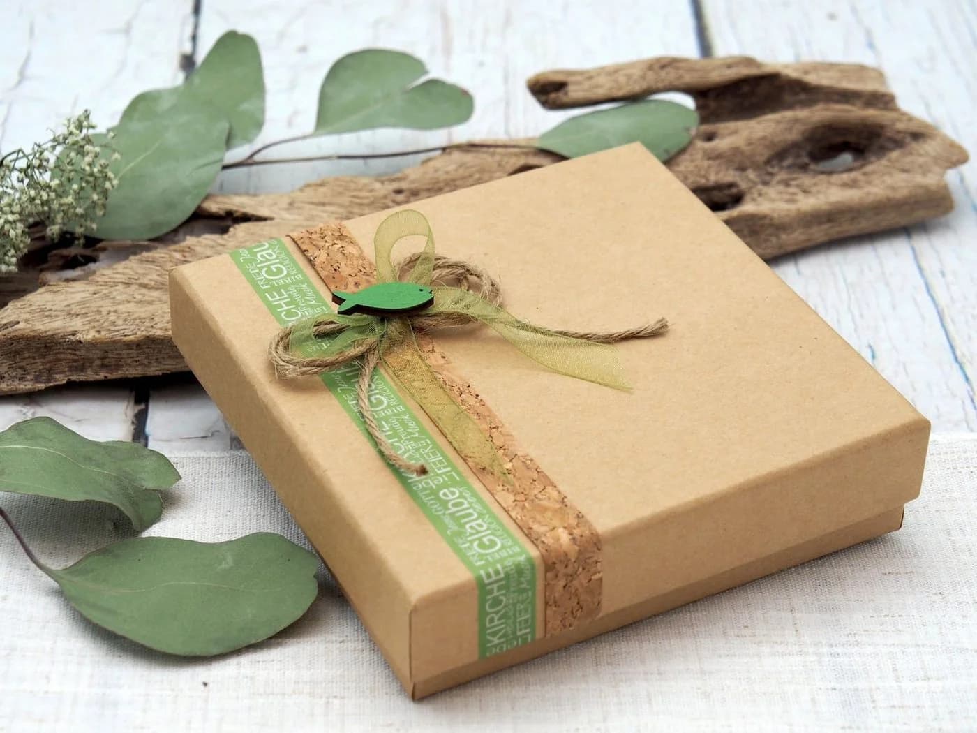 ZauberDeko Geschenkbox Geldgeschenk Grün Fisch Kommunion Konfirmation