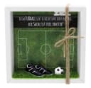 ZauberDeko Geschenkbox Geldgeschenk Weiß/Braun Fußball Bild 2