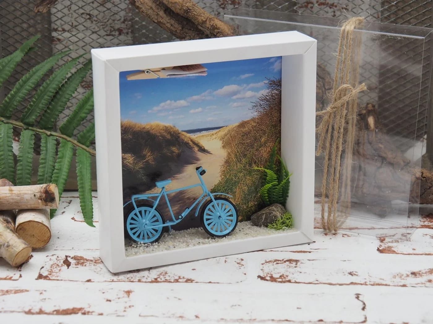 Geldgeschenkbox Fahrrad Holland Nordsee Geburtstag
