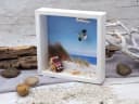ZauberDeko Geschenkbox Geldgeschenk Strandkorb Weiß Transparent Bild 3