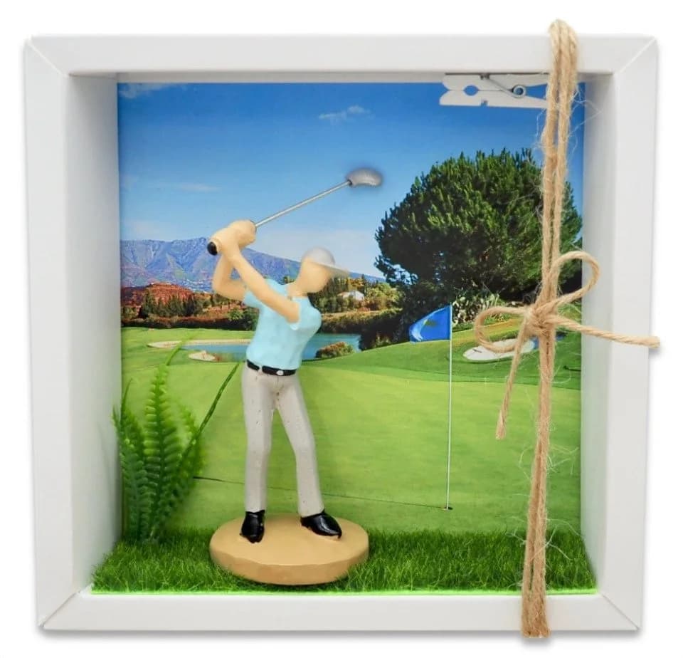 ZauberDeko Geldgeschenkbox Golf Mann Golfzubehör - Bild 2
