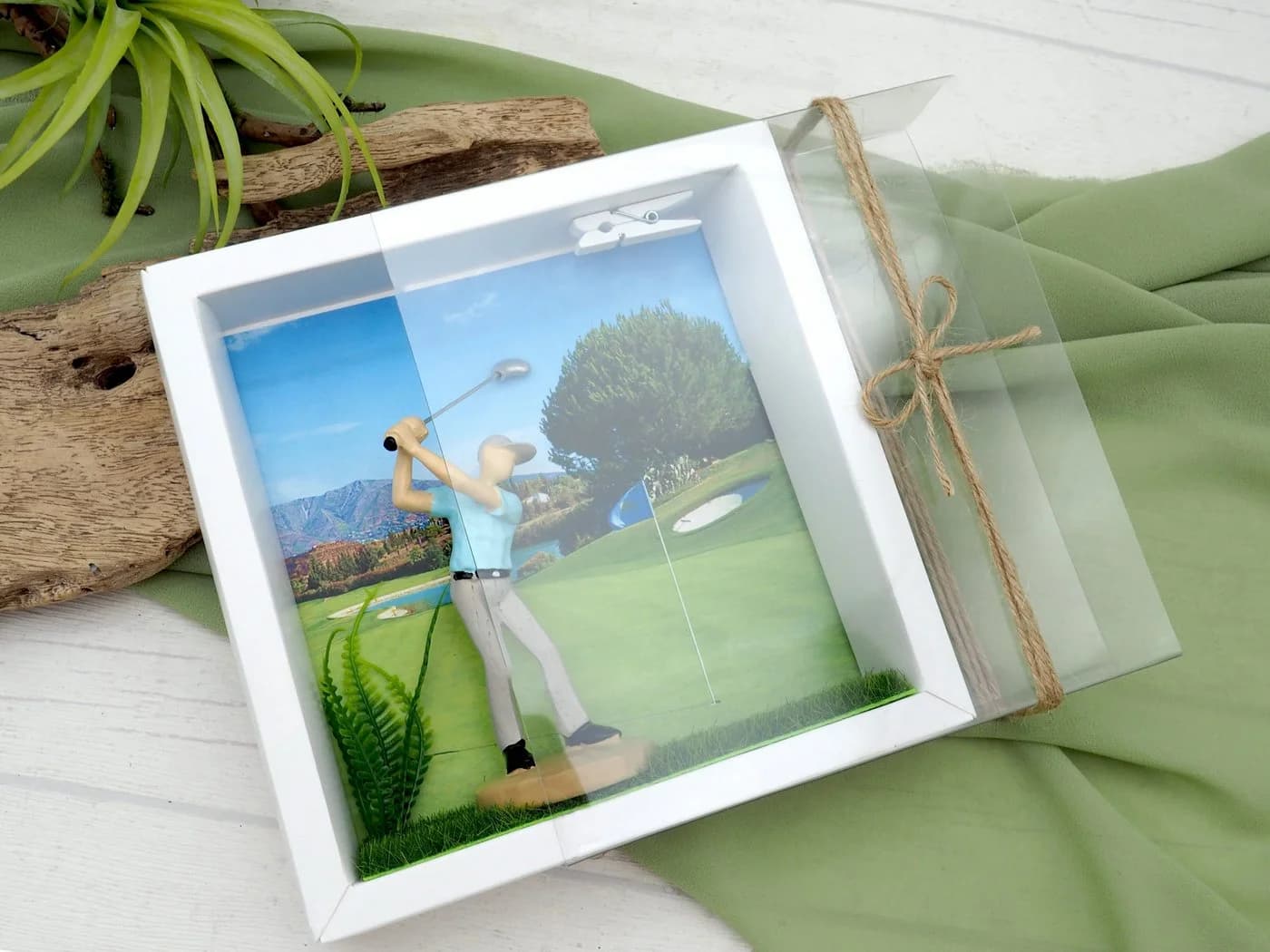 ZauberDeko Geldgeschenkbox Golf Mann Golfzubehör - Bild 3