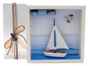 ZauberDeko Geschenkbox Geldgeschenk Segelboot Maritim Beige/Braun Bild 1