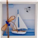 ZauberDeko Geschenkbox Geldgeschenk Segelboot Maritim Beige/Braun Bild 2