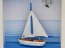 ZauberDeko Geschenkbox Geldgeschenk Segelboot Maritim Beige/Braun Bild 3