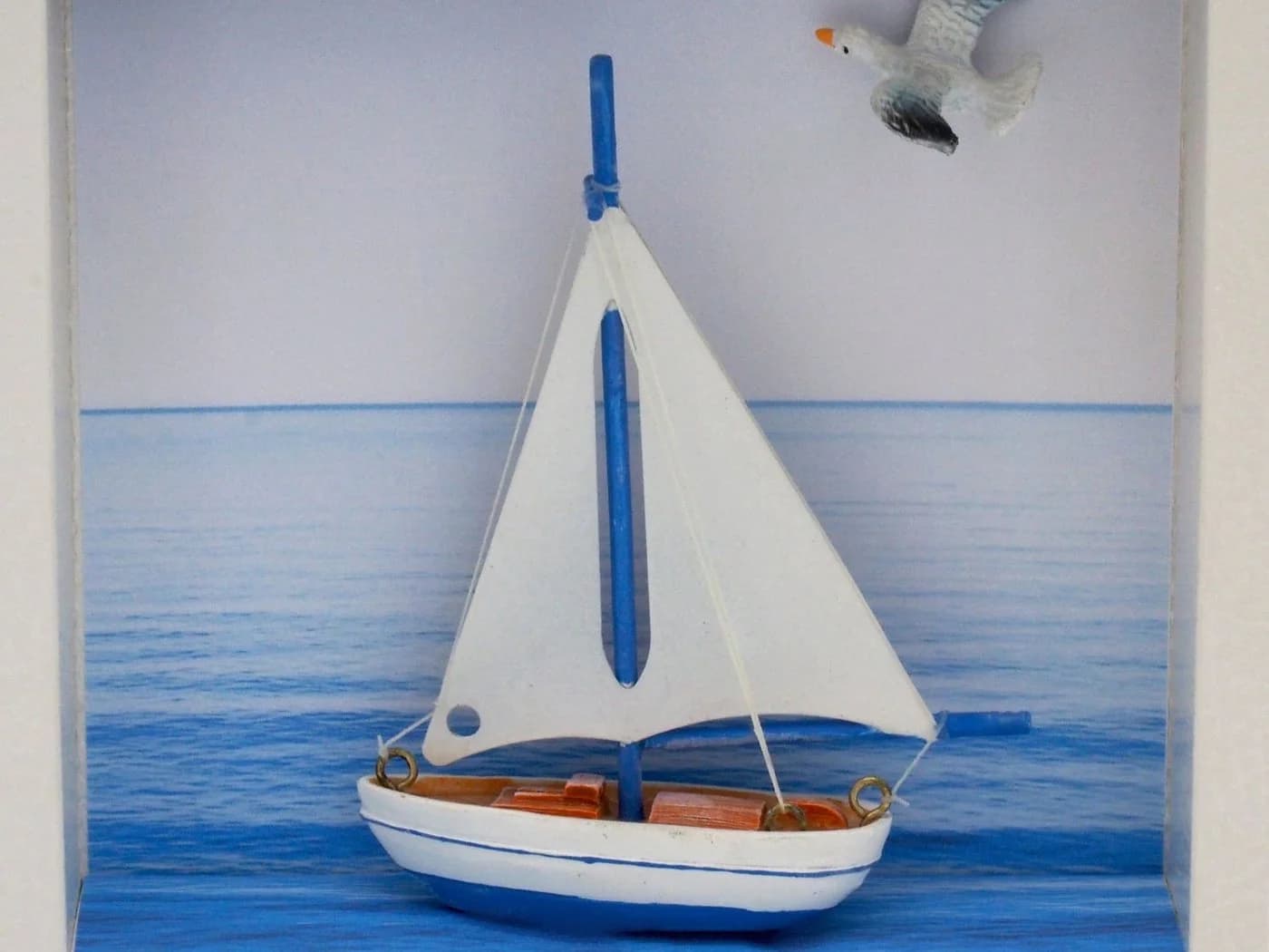 ZauberDeko Geschenkbox Geldgeschenk Segelboot Maritim Beige/Braun - Bild 3