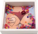 ZauberDeko Geschenkbox Geldgeschenk Beige Transparent Bild 1