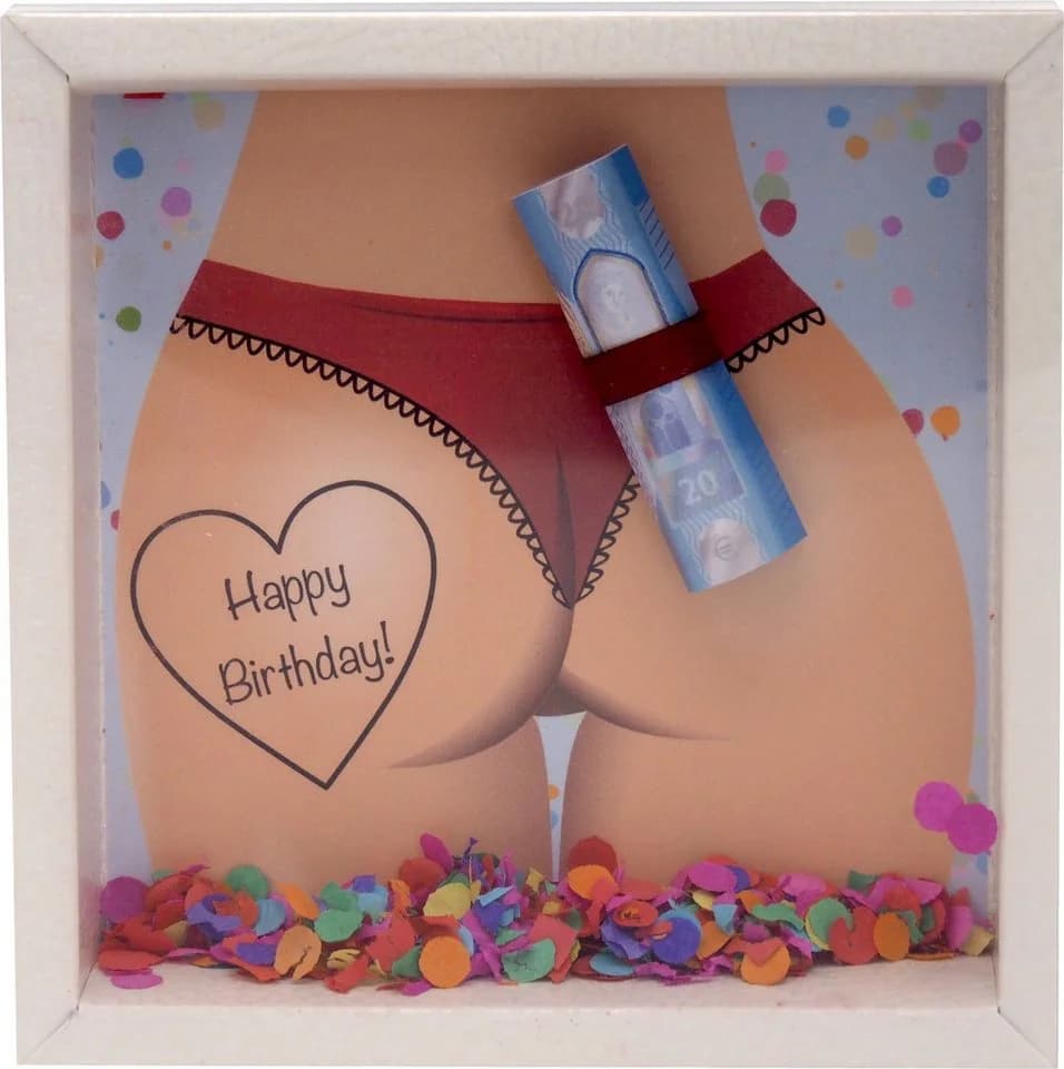 ZauberDeko Geschenkbox Geldgeschenk Beige Transparent - Bild 2