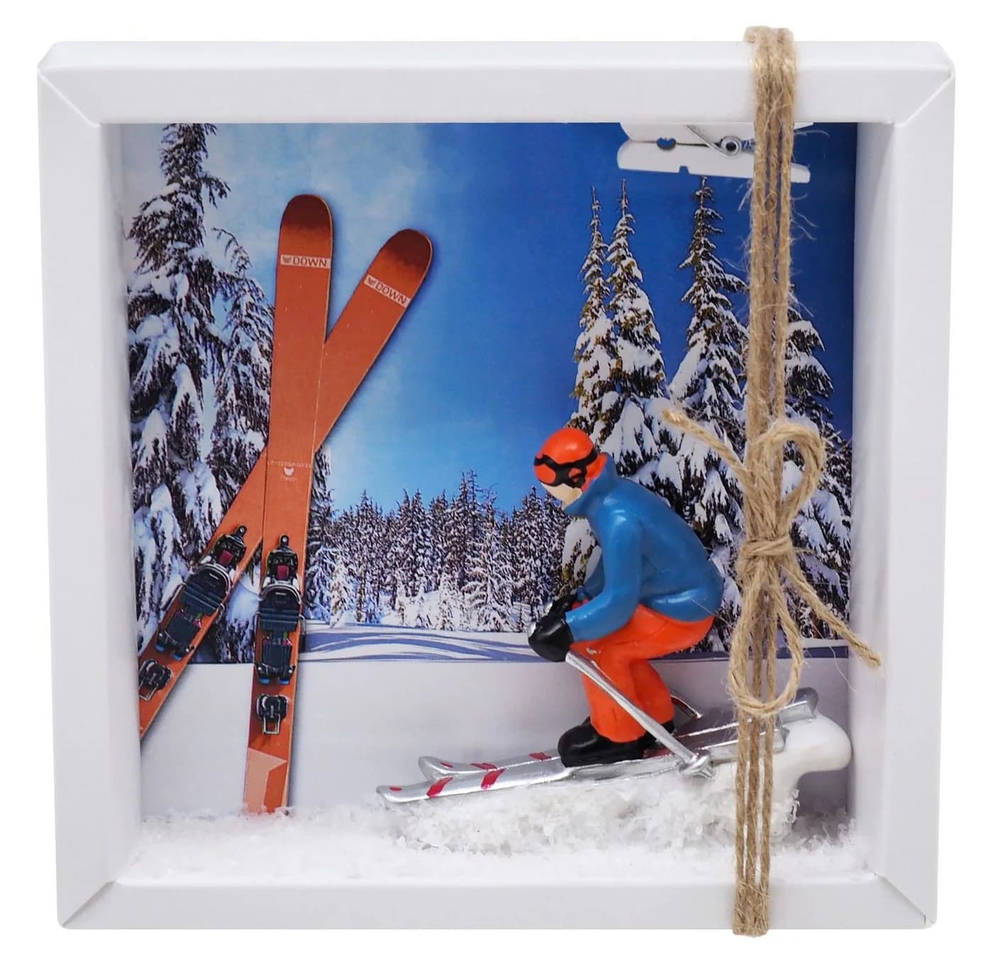 ZauberDeko Geschenkbox Geldgeschenk Ski Fahren Winterurlaub - Bild 2