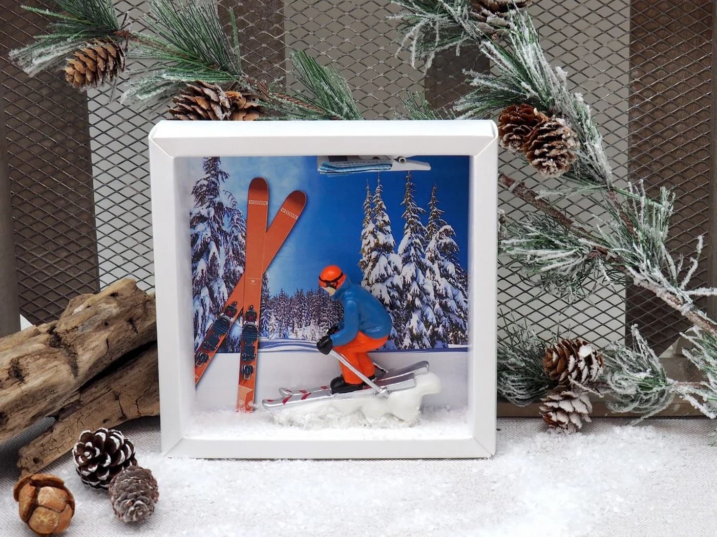 ZauberDeko Geschenkbox Geldgeschenk Ski Fahren Winterurlaub - Bild 4