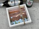 ZauberDeko Geschenkbox Geldgeschenk Bier Männer Beige Transparent Bild 5