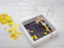 ZauberDeko Geschenkbox Geldgeschenk Goldhochzeit Weiß/Gold Bild 1