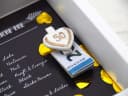 ZauberDeko Geschenkbox Geldgeschenk Goldhochzeit Weiß/Gold Bild 4