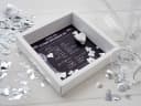 ZauberDeko Geschenkbox Silberhochzeit Weiß/Silber Bild 3