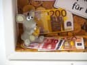 ZauberDeko Geschenkbox Geldgeschenk Verpackung Weiß Transparent Bild 4