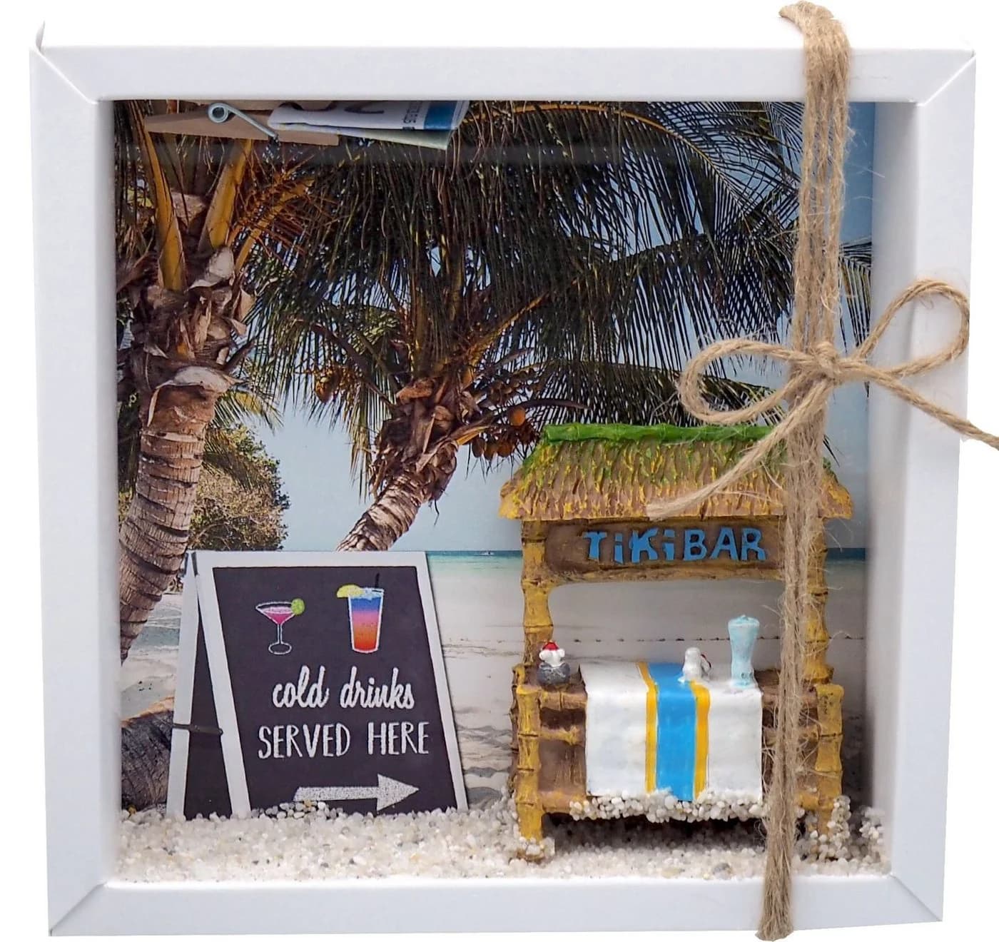 ZauberDeko Geschenkbox Strandurlaub Weiß Transparent - Bild 2