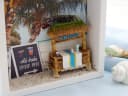 ZauberDeko Geschenkbox Strandurlaub Weiß Transparent Bild 5