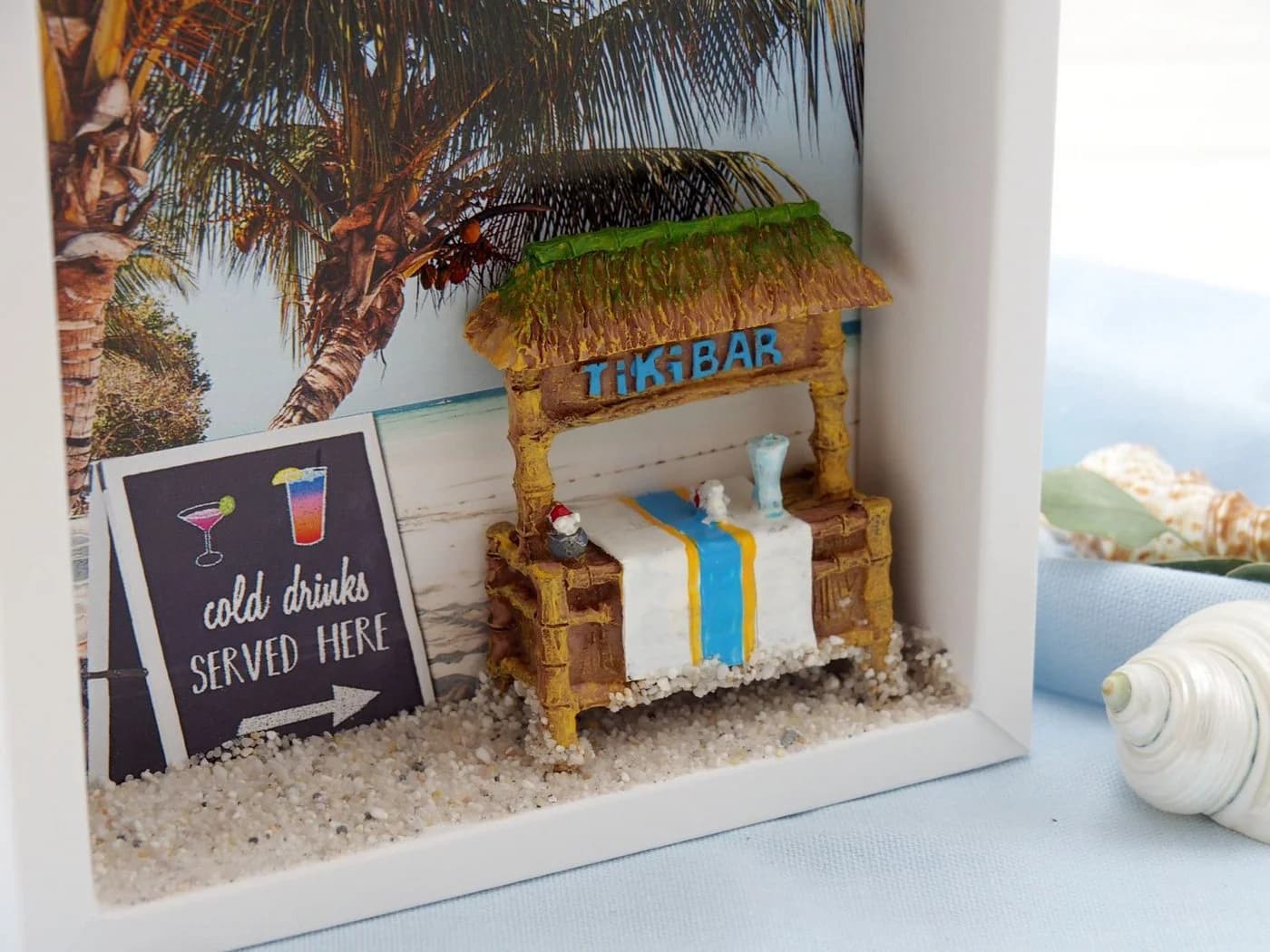 ZauberDeko Geschenkbox Strandurlaub Weiß Transparent - Bild 5