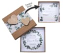 ZauberDeko Personalisierte Geldgeschenkbox Hochzeit Eukalyptus Bild 1