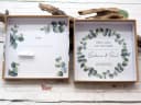 ZauberDeko Personalisierte Geldgeschenkbox Hochzeit Eukalyptus Bild 4